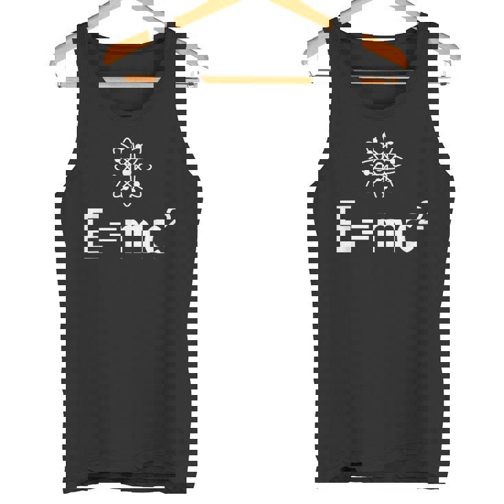 Fun EMc^2方程式 物理学 相対性 アトムロゴ EMc2 タンクトップ